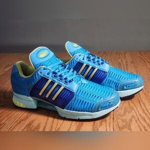 Adidas ClimaCool 1 Bright Cyan & Frozen Yellow Mens Size 10 RARE SOLD OUT